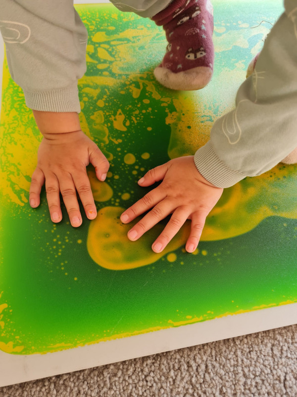bunte Farbeffektplatten